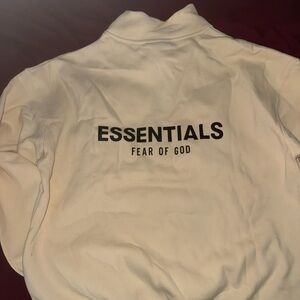 Essentials Fear Of God Zip Sweater